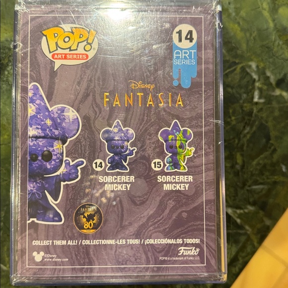 Funko Pop! Art Series Disney Fantasia Sorcerer Mickey #14 vinyl figure. NEW - Picture 5 of 8